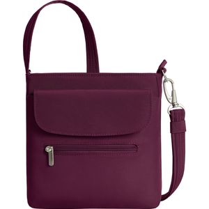 Travelon Classic Anti-Theft Mini Shoulder Bag in Burgundy