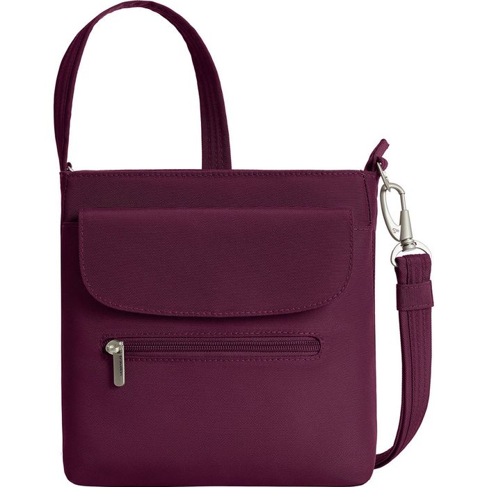 Travelon Classic Anti-Theft Mini Shoulder Bag in Burgundy