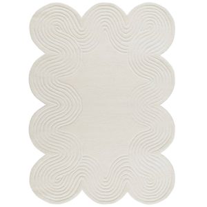 Handmade Novelty Wool Rug-6429-Ivory-110x160cm