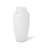 E Style 35cm Glass Freya Flower Vase Decor - White