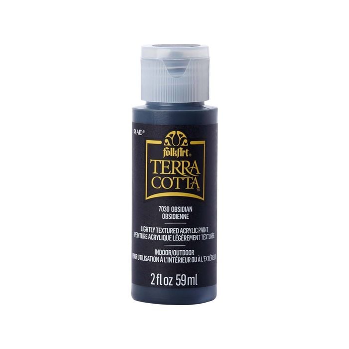 Folkart Terracotta Paint 59ml Obsidian