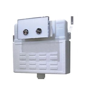 Azzurra Zero Series Large F-Plate Pneumatic In-Wall Cistern