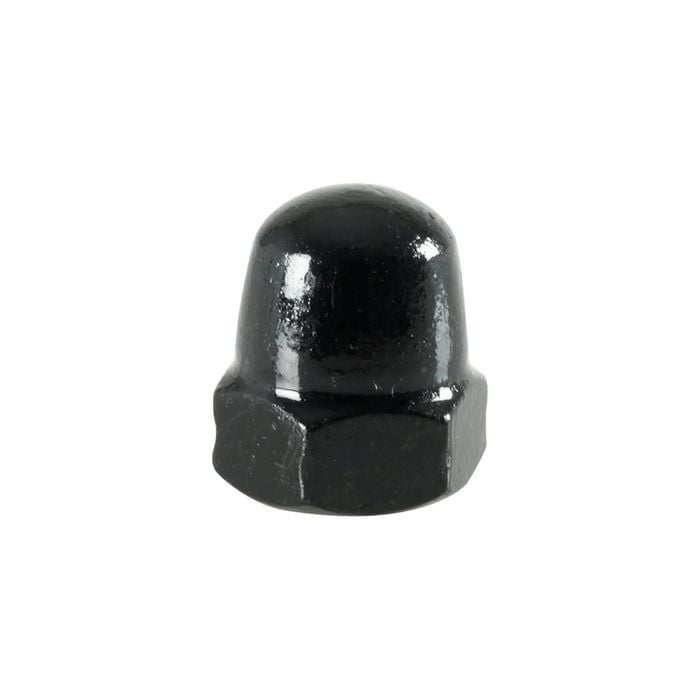 Pinnacle M6 Black Ruspert Dome Nut - 8 Pack