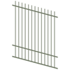 ProtectorAl 350 - 1200 x 1500mm Pale Eucalypt Raked Up to 15º Picket Top Pool Fence Panel