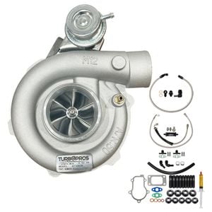 Upgrade Billet Gt3582r Turbo Charger With Oil Feed, Return And Water Line Kit For Ford Fpv Ba/bf F6 Barra 4.0l