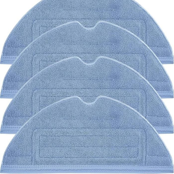 Hygieia 4x Microfiber Mop Pads for Roborock S7 & S8 Series Robots