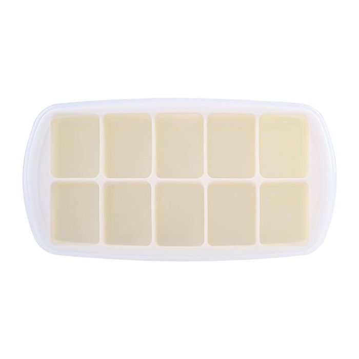Melii Luxe Silicone 10 Compartment Food Tray with Lid