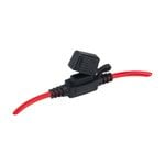 Narva 30A Mini Blade In-Line Fuse Holder With Weatherproof Cap