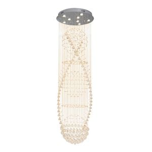 Eli & Co. Lighting Marcellia Teardrop Crystal Chandelier 3CCT - 50cm Ceiling Light