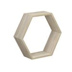 Flexi Storage Oak Hexagonal Shelf