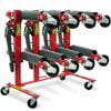 T-REX 2360kg Set of 4 Vehicle Positioning Jacks with Rack Stand, Mechanical Ratcheting Wheel Dolly For Auto Car Moving