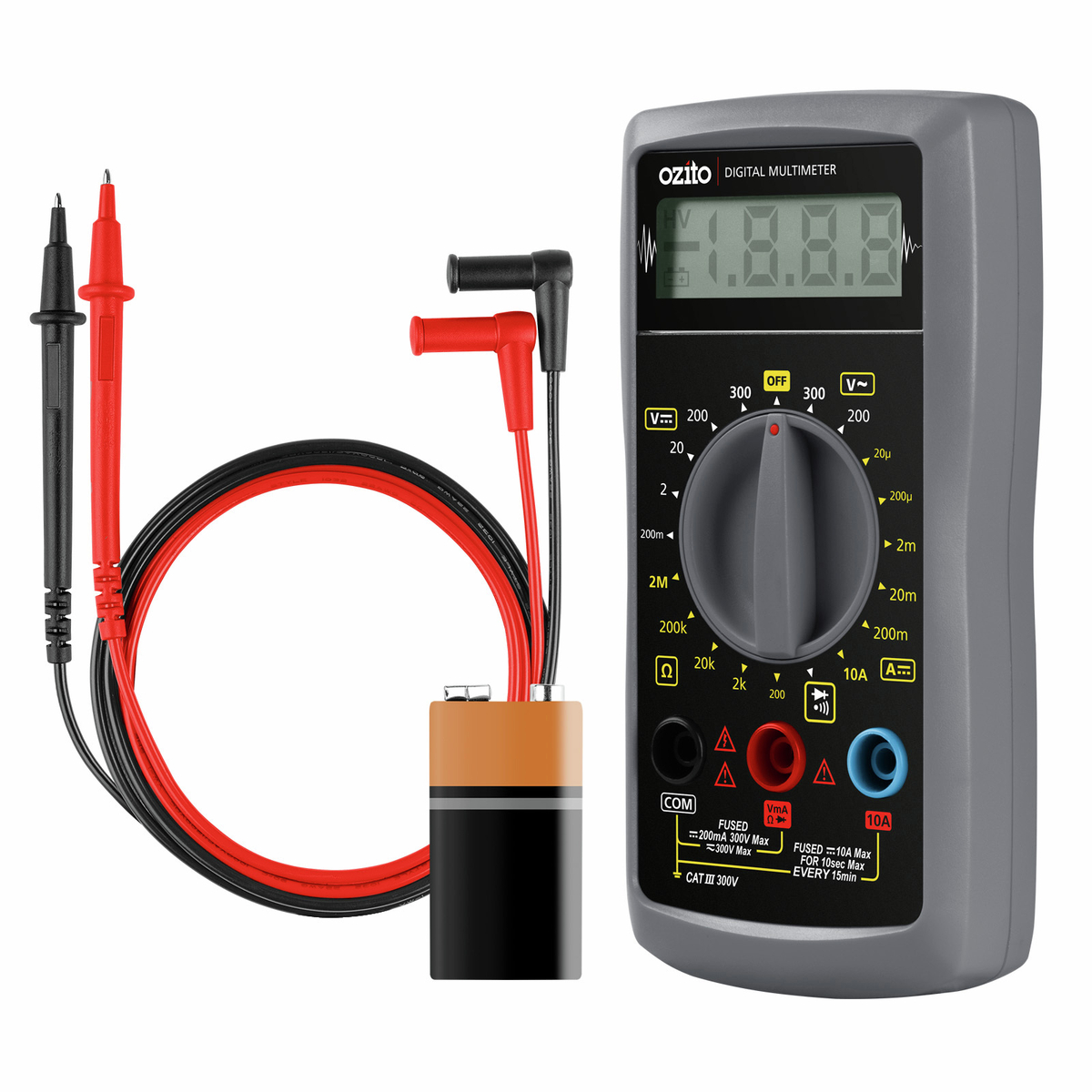 Ozito 300V 10A Digital Multimeter - Bunnings Australia