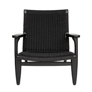 SK Designer Living | Replica Hans Wegner CH25 Easy Chair - Black