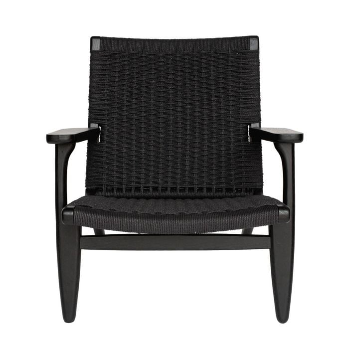 SK Designer Living | Replica Hans Wegner CH25 Easy Chair - Black