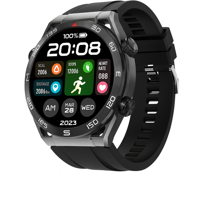 GPS Smartwatch – HD Display, NFC, ECG, IP68 Waterproof