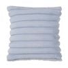 Astin Sinclair 45cm x 45cm Cloud Blue Faux Fur Rib Cushion