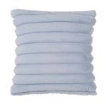 Astin Sinclair 45cm x 45cm Cloud Blue Faux Fur Rib Cushion