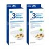 6pc Grand Fusion Silicone Stretchy Food Container Lid/Wraps XL