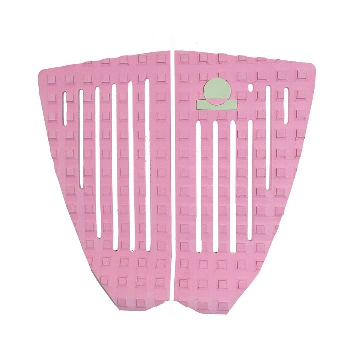 Summer vibes 2-Piece Surfboard Tail Pad / Deck Grip / Traction - Pink Mint