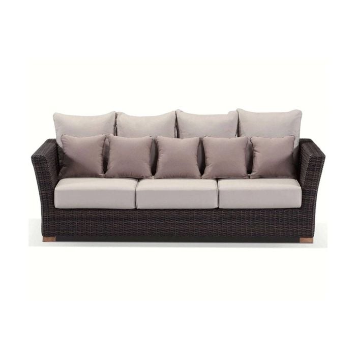 Coco 3 Seater - Huge 3 Seat Daybed In Outdoor Rattan Wicker