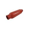 Outlaw Hot Dog Muffler, 2-1/2" Inlet/outlet, 4" X 16" Overall