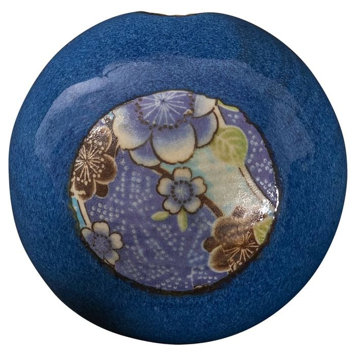 Omotenashi Blue Sphere Vase