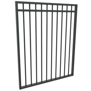 ProtectorAl 975 x 1200mm Monument Aluminium DTR All Up Pool Gate