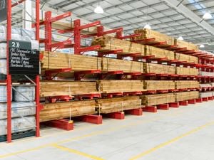Bunnings timber yard.