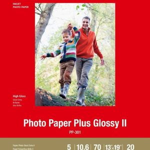 Canon PP301A3+ 20 SHTS 270gsm Photo Paper Glossy II