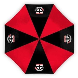 AFL Compact Umbrella - St Kilda Saints - Rain - Glovebox - 60cm Length W17cm
