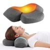 Livemor 2-in-1 Neck Massager Pillow With Heat, Cervical Support Memory Foam Massage Pillow