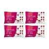 4PK Tontine Fun And Fruity Berry Print Kids Scented Soft Pillow Low Height