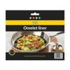 Nostik Reusable 24cm Round Non-Stick Omelet Liner - Black