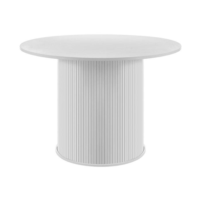 Kayla Dining Table Round 110cm White