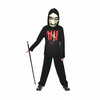 More Than Party Devil Reaper Kids Halloween Costume With Hood Mask 10-12y