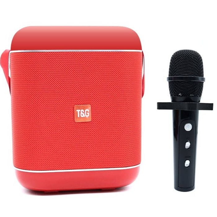 Portable Bluetooth Speaker Wireless Microphone Karaoke Tg523k