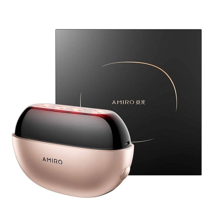 AMIRO GlowBooster Microcurrent LED Facial Device (CN, Bonus: High-Precision Sculpting Anti-Wrinkle Essence) - Gold