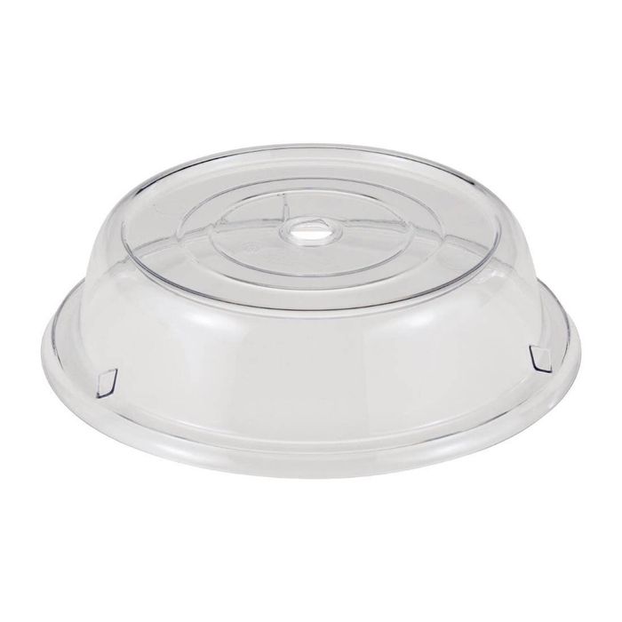 Cambro Cover Plate Plastic Polycarbonate Camwear Clear 254mm 10 Inch 12 Pack
