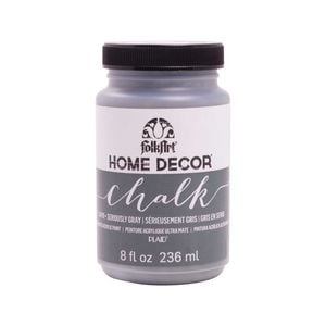 Folk Art 8oz/236ml Seriously Gray Home Decor Chalk Paint
