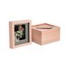 Nicola Spring 6" x 6" Light Wood 3D Box Photo Frames - 4" x 4" Mount - Pack of 5
