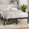 Zinus Elias Queen Metal Bed Frame Base Metal Slats