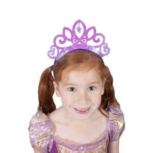 Disney Princess Rapunzel Iridescent Headband Tiara Kids Head Costume Accessory