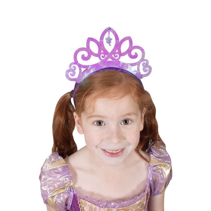 Disney Princess Rapunzel Iridescent Headband Tiara Kids Head Costume Accessory