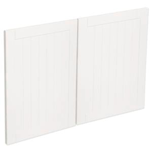 Kaboodle 900mm Macaroon Country Rangehood Cabinet Doors - 2 Pack