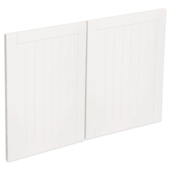 Kaboodle 900mm Macaroon Country Rangehood Cabinet Doors - 2 Pack