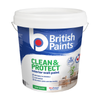 British Paints White Semi Gloss Clean And Protect Interior Paint - 10L