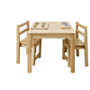 Standard Rubberwood Table with 2 Standard Chairs