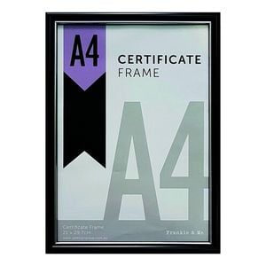 Frankie & Me Picture Frame A4 Photo Holder Home/Office Decor Black