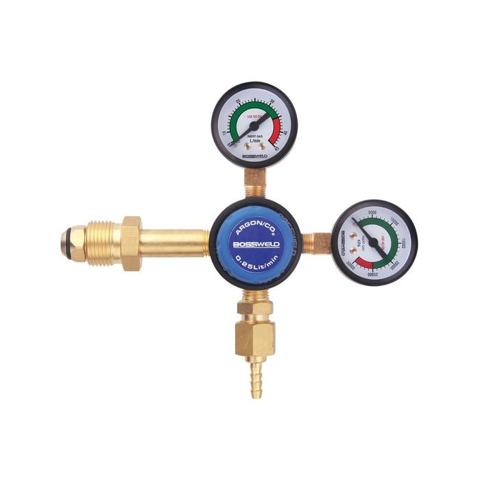 Bossweld Argon Dual Stage Twin Gauge Regulator