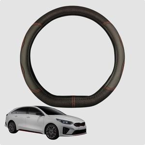 Steering Wheel Cover for Kia Pro Cee'd 2014-2019  38CM | D-Shape